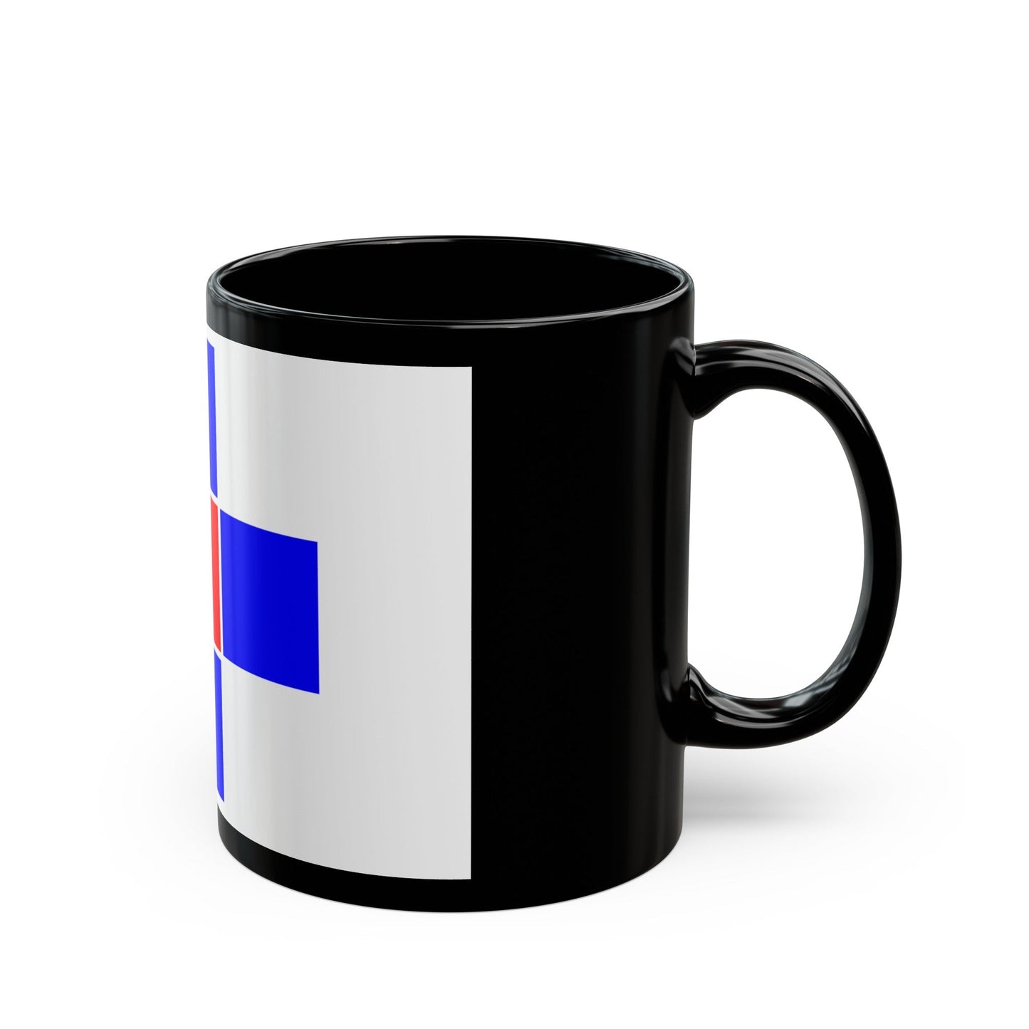 Flag of Attard Malta - Black Coffee Mug-The Sticker Space