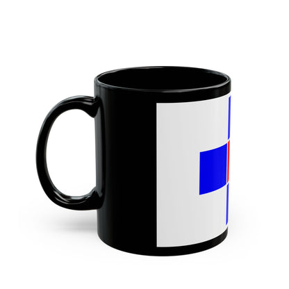 Flag of Attard Malta - Black Coffee Mug-The Sticker Space