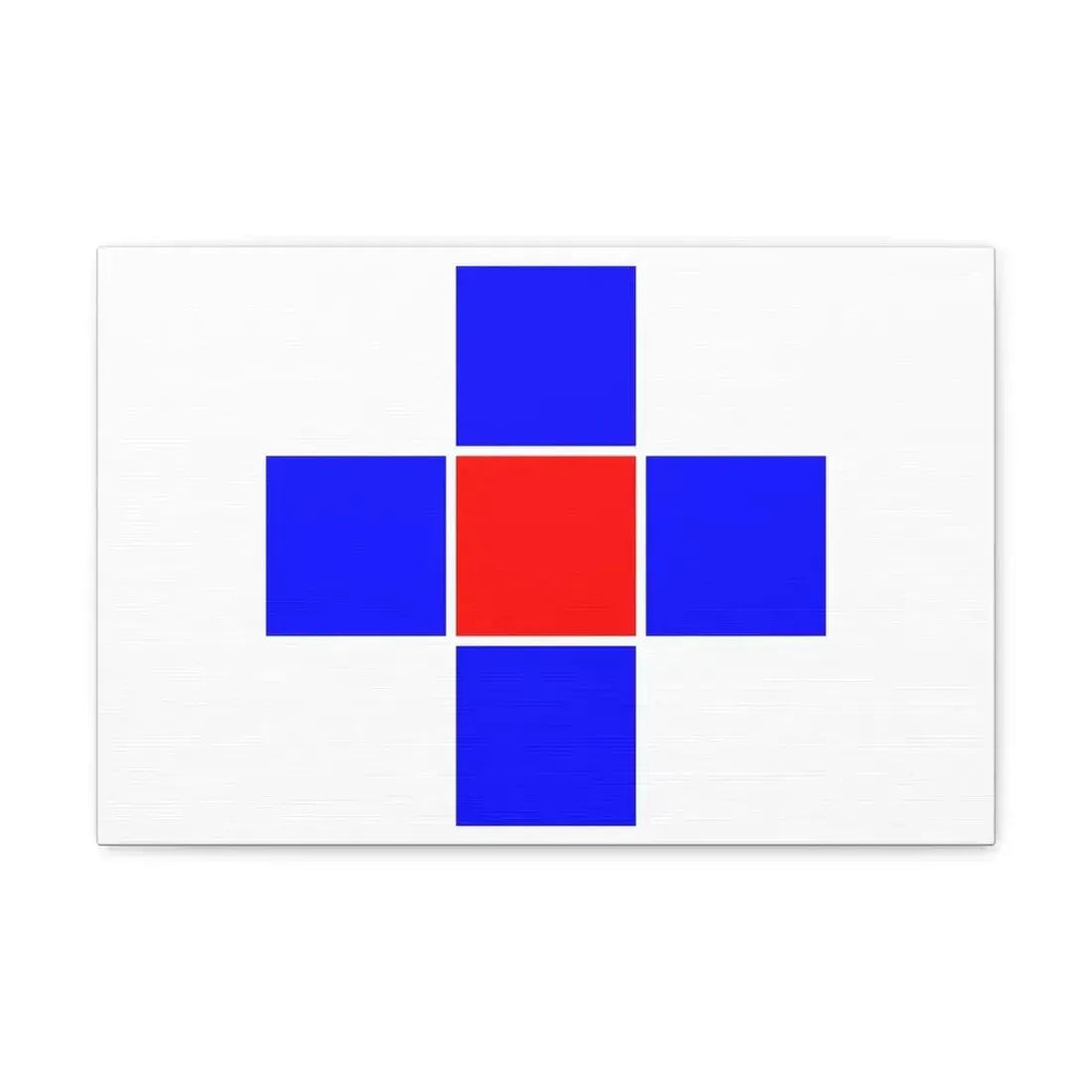 Flag of Attard Malta - Canvas Wall Art 18″ x 12″ 1.25" - The Sticker Space