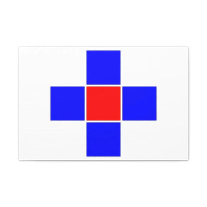 Flag of Attard Malta - Canvas Wall Art 24″ x 16″ 1.25" - The Sticker Space