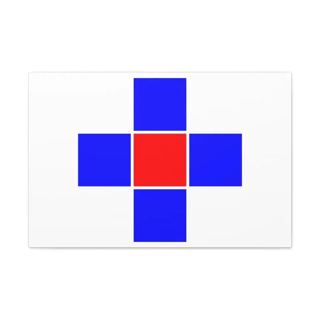 Flag of Attard Malta - Canvas Wall Art 30" x 20" 1.25" - The Sticker Space