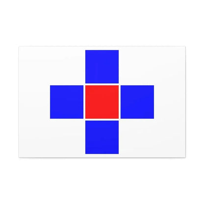 Flag of Attard Malta - Canvas Wall Art 36" x 24" 1.25" - The Sticker Space