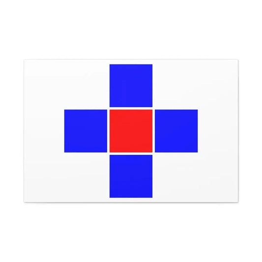 Flag of Attard Malta - Canvas Wall Art 36" x 24" 1.25" - The Sticker Space