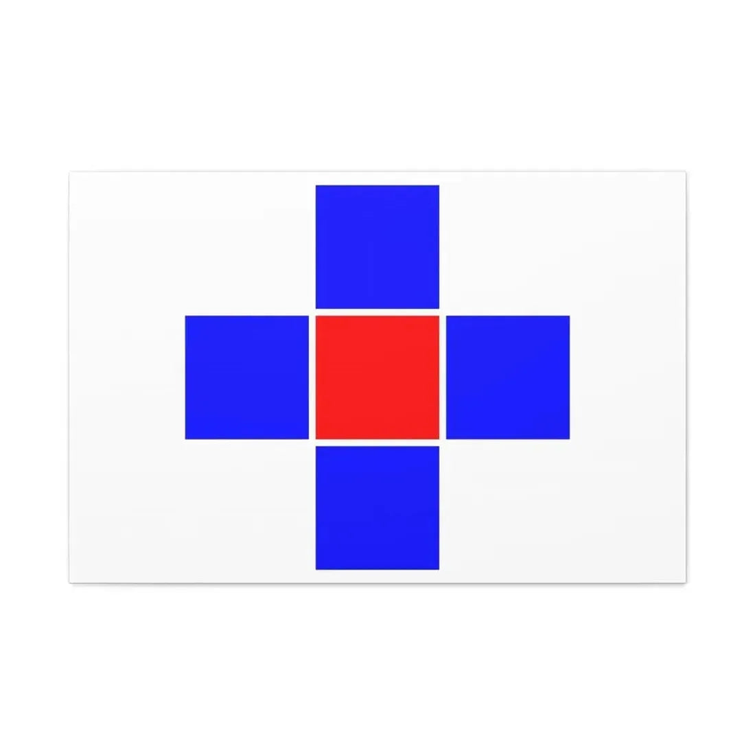 Flag of Attard Malta - Canvas Wall Art - The Sticker Space