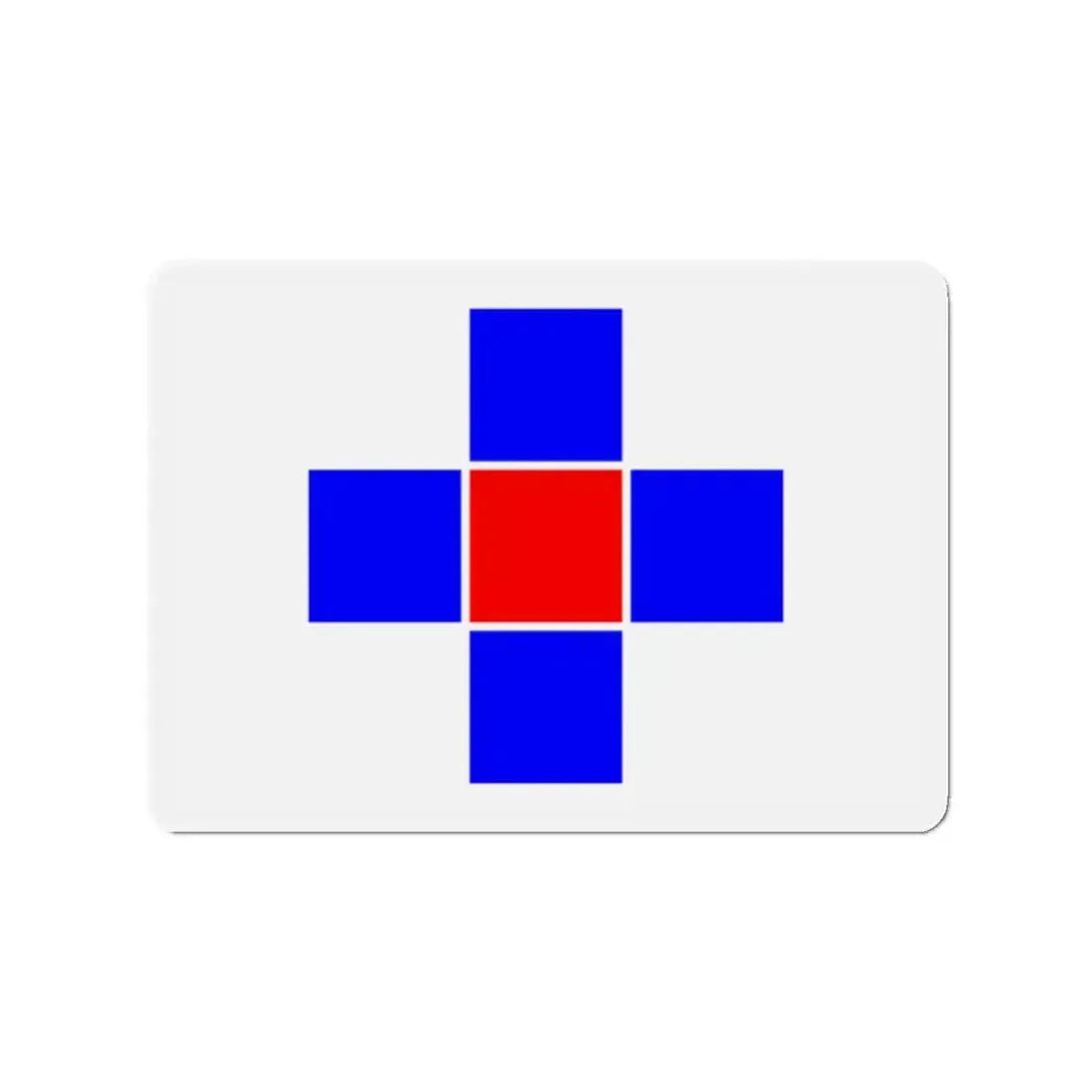 Flag of Attard Malta - Refrigerator Magnet 2 Inch - The Sticker Space