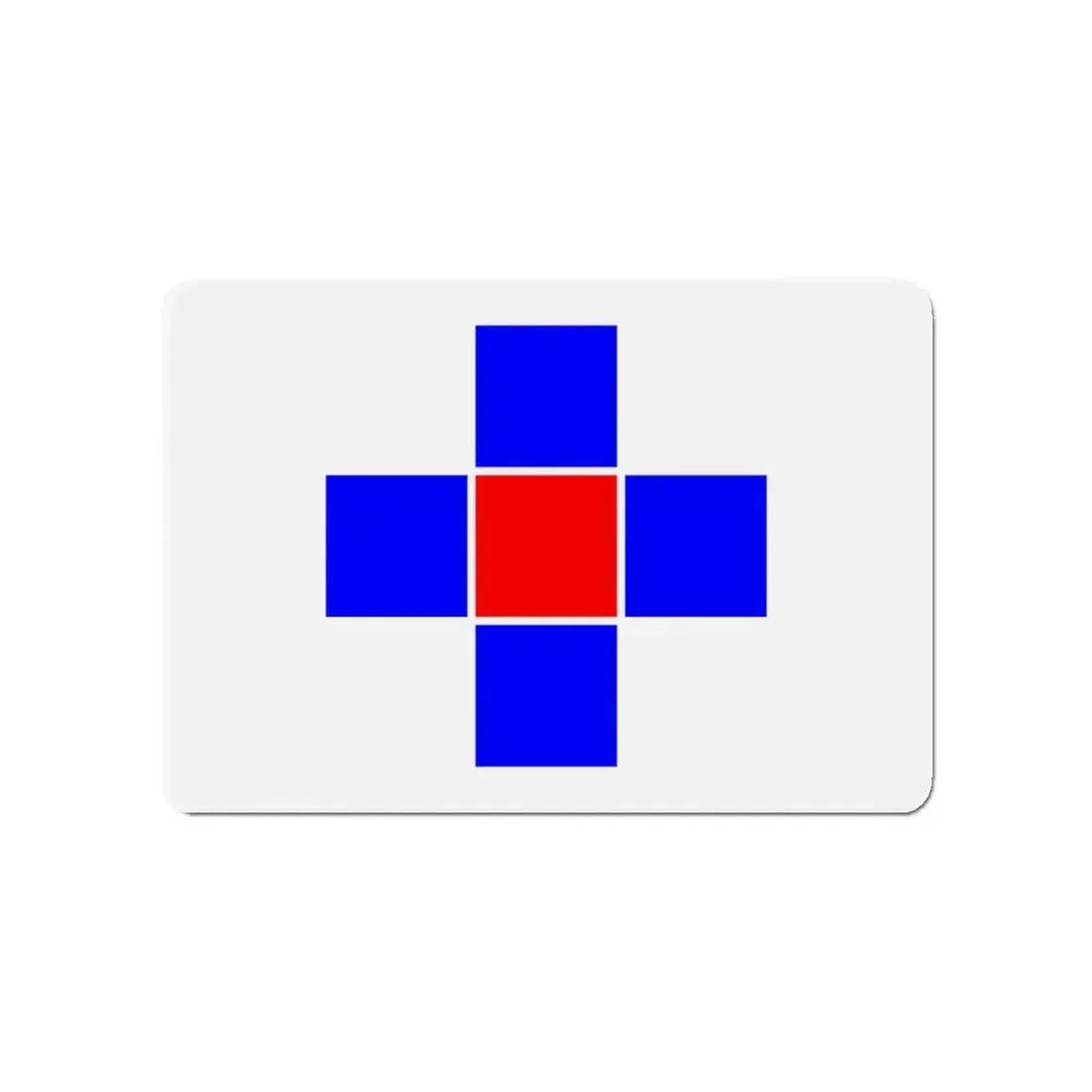 Flag of Attard Malta - Refrigerator Magnet 4 Inch - The Sticker Space