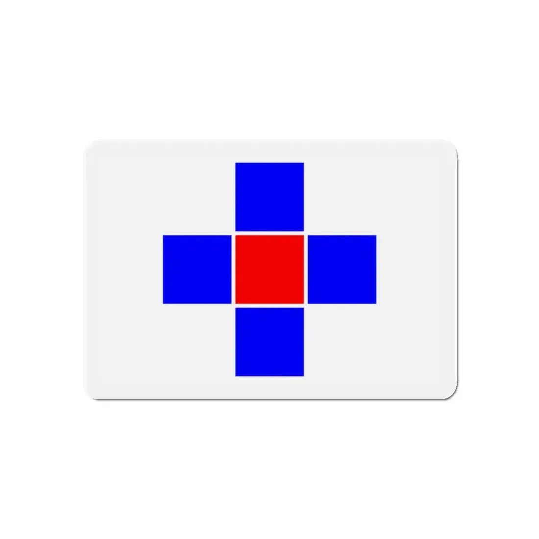 Flag of Attard Malta - Refrigerator Magnet 5 Inch - The Sticker Space