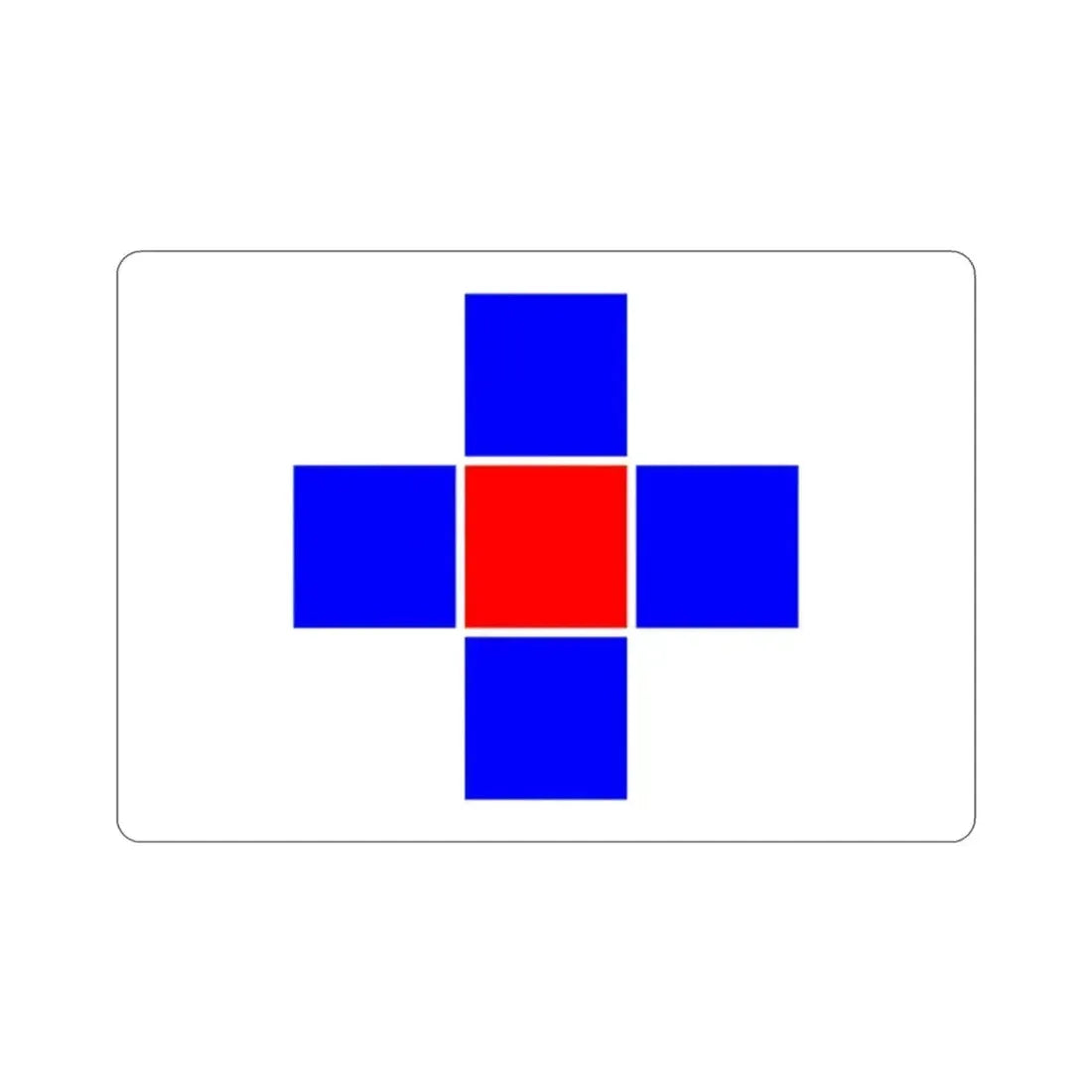 Flag of Attard Malta STICKER Vinyl Die-Cut Decal 2 Inch - The Sticker Space