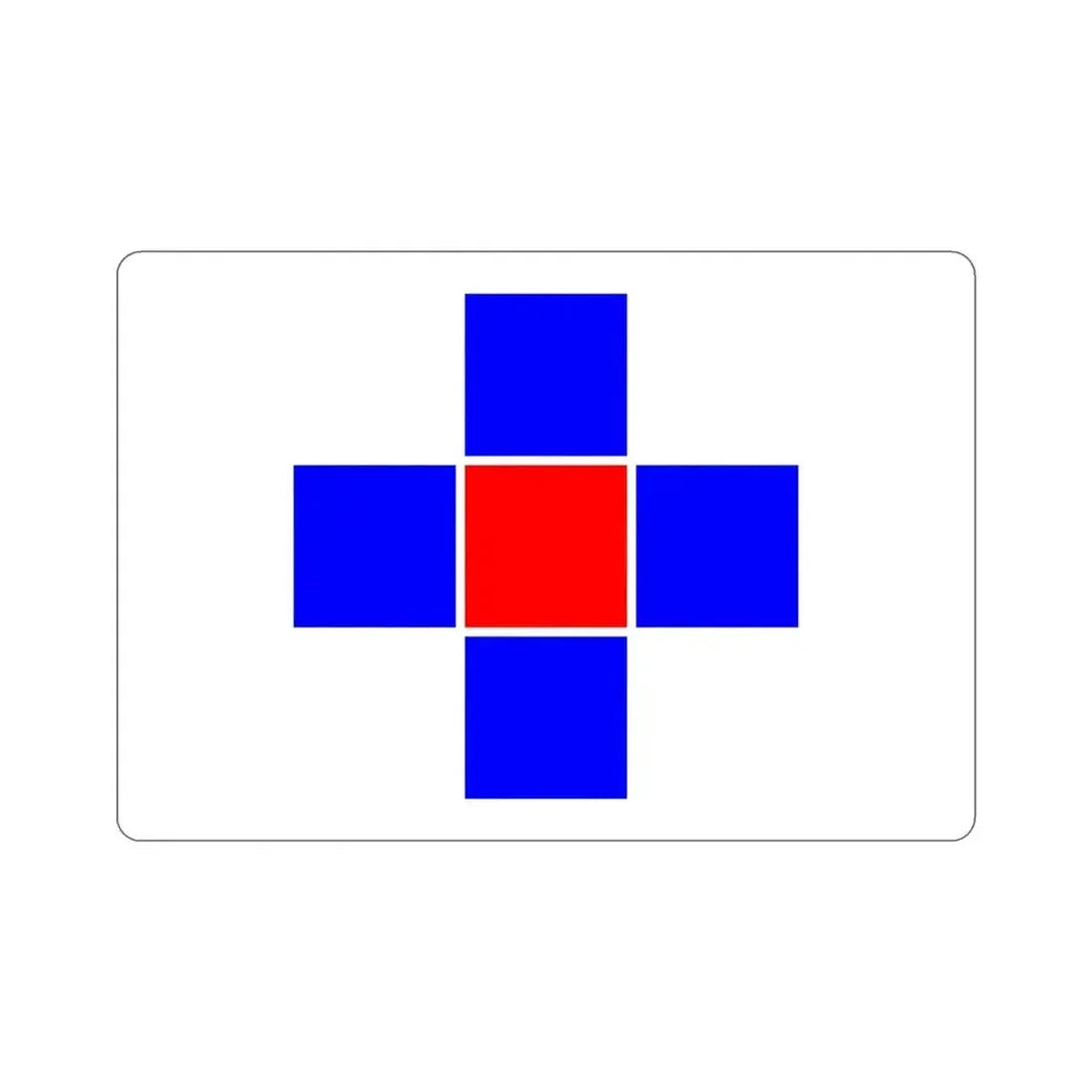 Flag of Attard Malta STICKER Vinyl Die-Cut Decal 5 Inch - The Sticker Space