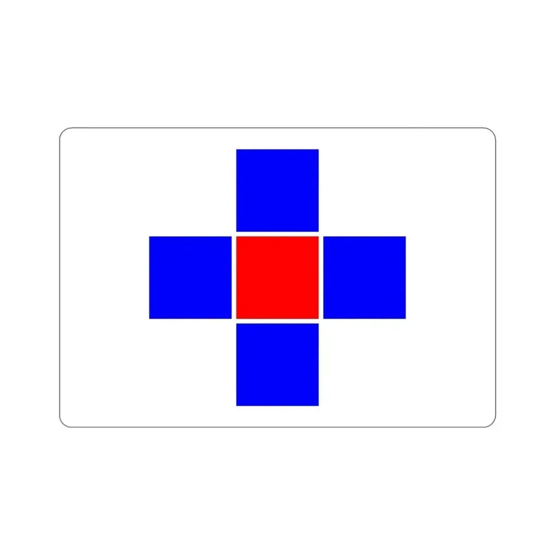 Flag of Attard Malta STICKER Vinyl Die-Cut Decal 6 Inch - The Sticker Space