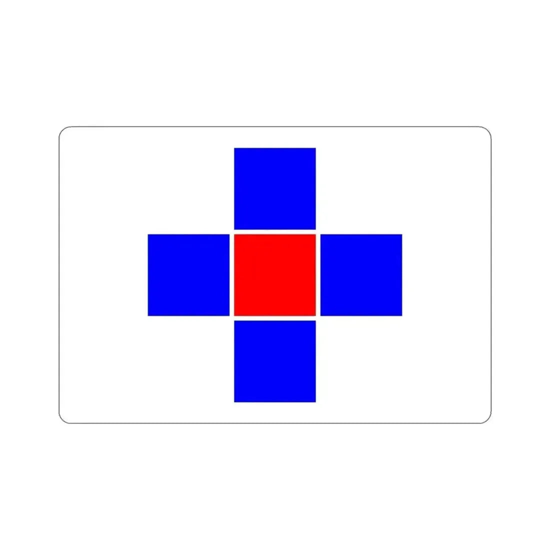 Flag of Attard Malta STICKER Vinyl Die-Cut Decal - The Sticker Space