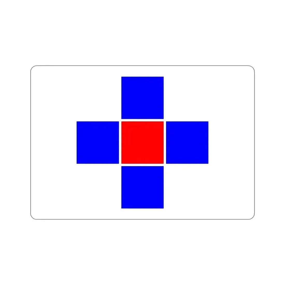 Flag of Attard Malta STICKER Vinyl Die-Cut Decal - The Sticker Space