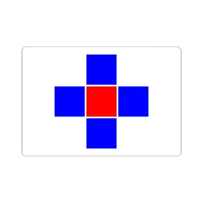 Flag of Attard Malta - STICKER Vinyl Kiss-Cut Decal 2 Inch White - The Sticker Space