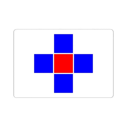 Flag of Attard Malta - STICKER Vinyl Kiss-Cut Decal 6 Inch White - The Sticker Space