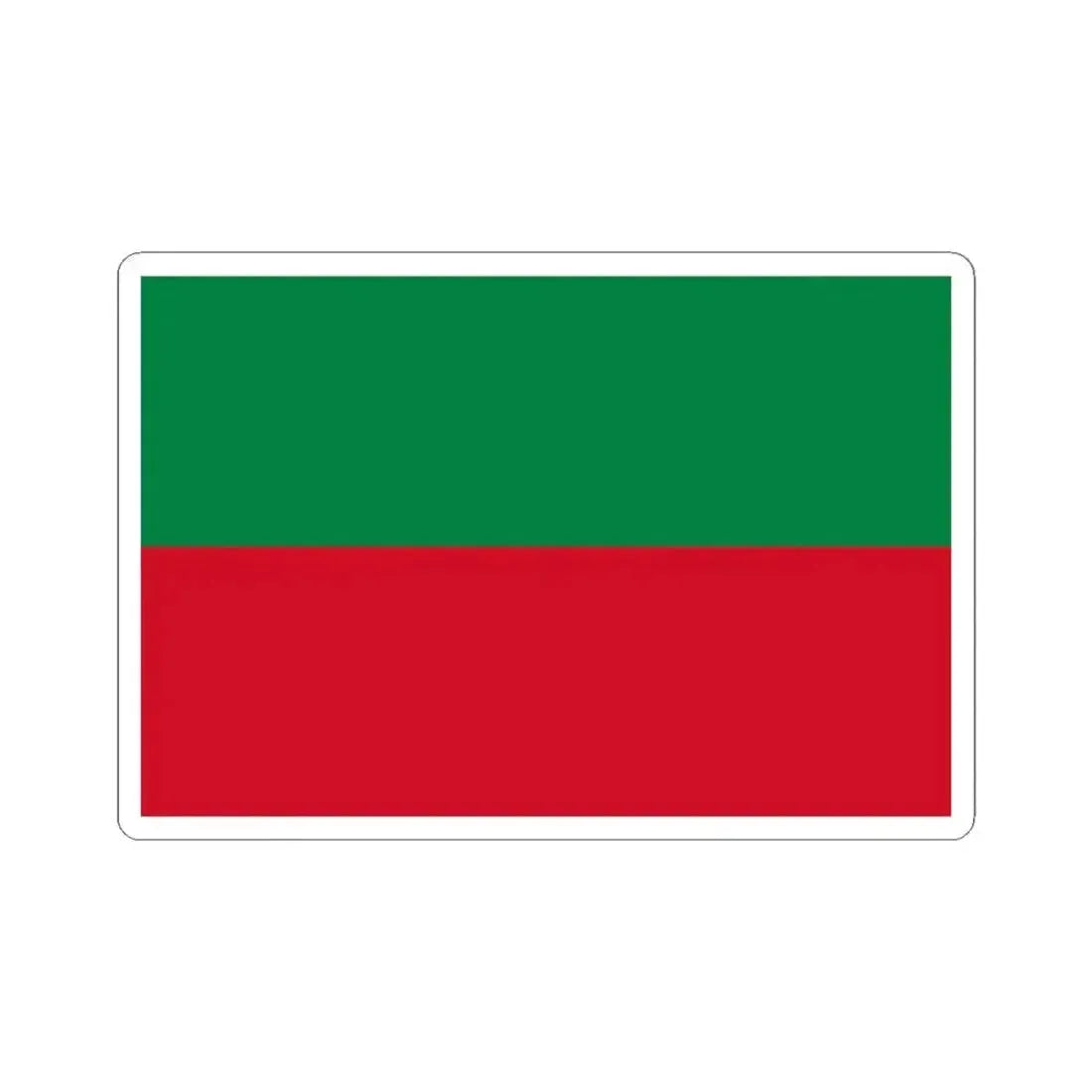 Flag of Atuntaqui (Ecuador) STICKER Vinyl Kiss-Cut Decal 4 Inch White - The Sticker Space