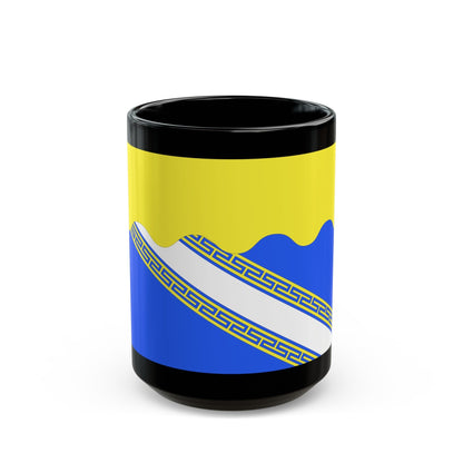 Flag of Aube France 2 - Black Coffee Mug-15oz-The Sticker Space