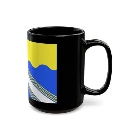 Flag of Aube France 2 - Black Coffee Mug-The Sticker Space