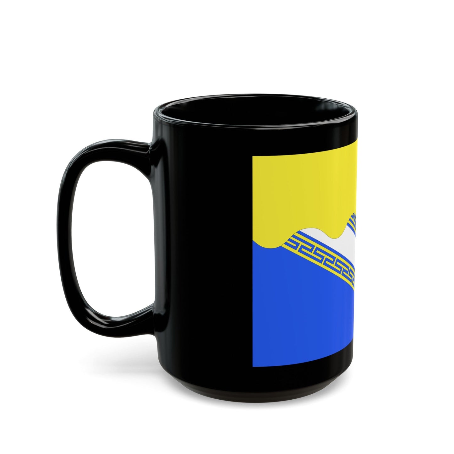 Flag of Aube France 2 - Black Coffee Mug-The Sticker Space