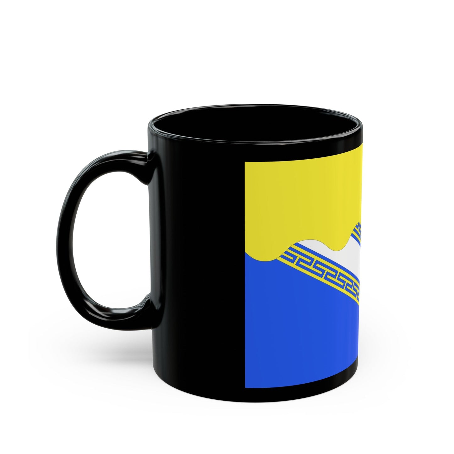 Flag of Aube France 2 - Black Coffee Mug-The Sticker Space