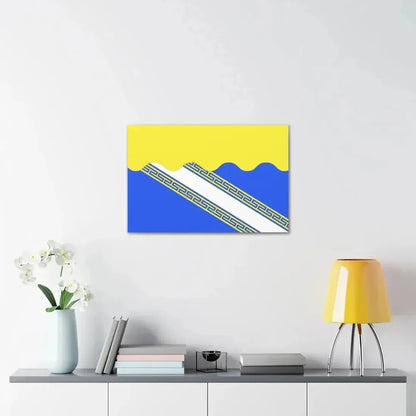 Flag of Aube France 2 - Canvas Wall Art - The Sticker Space