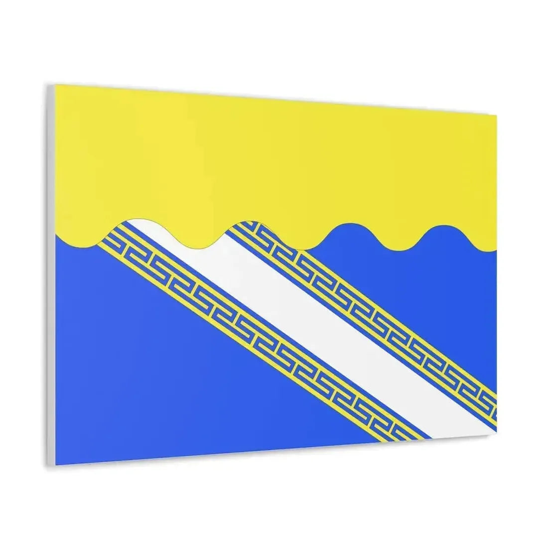 Flag of Aube France 2 - Canvas Wall Art - The Sticker Space