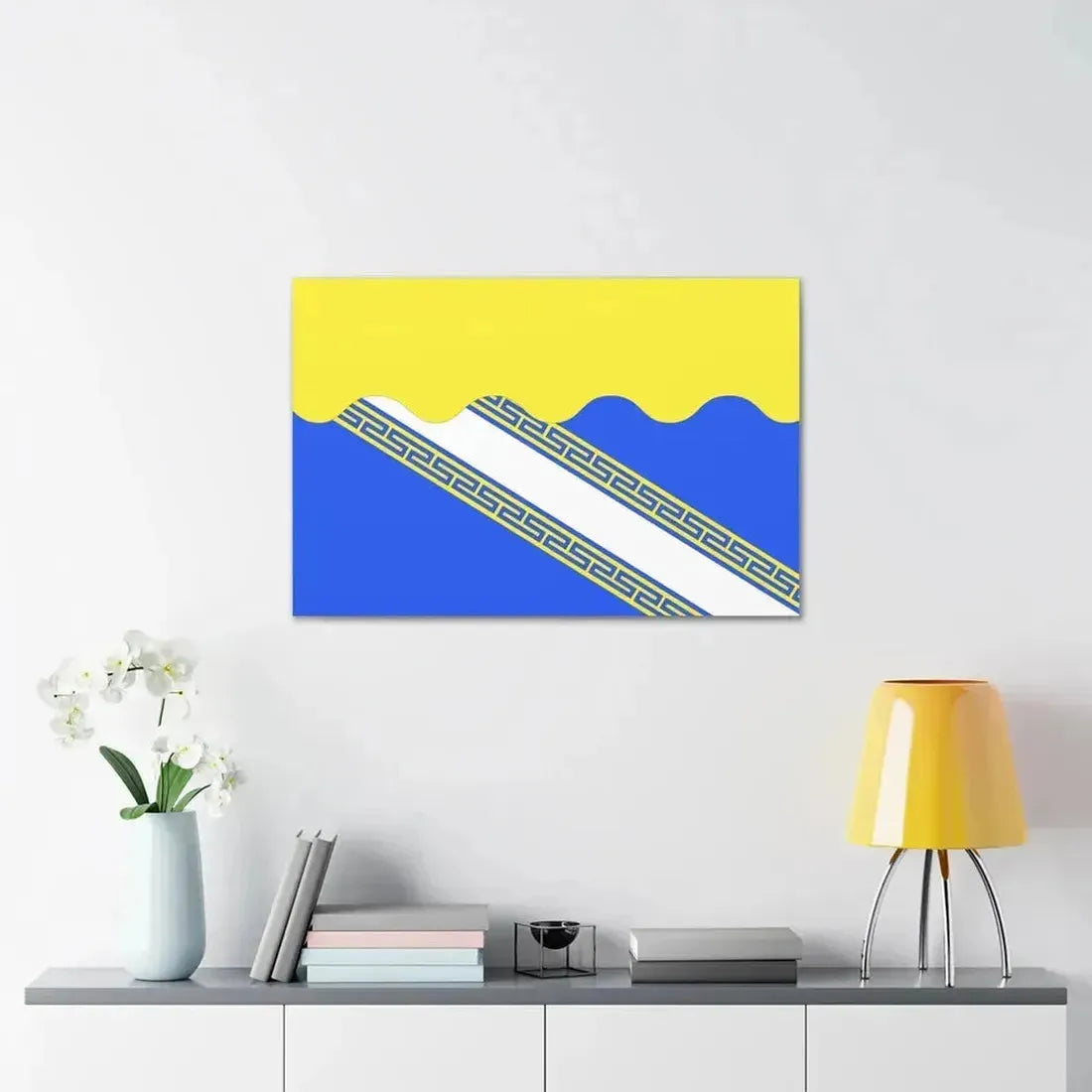 Flag of Aube France 2 - Canvas Wall Art - The Sticker Space