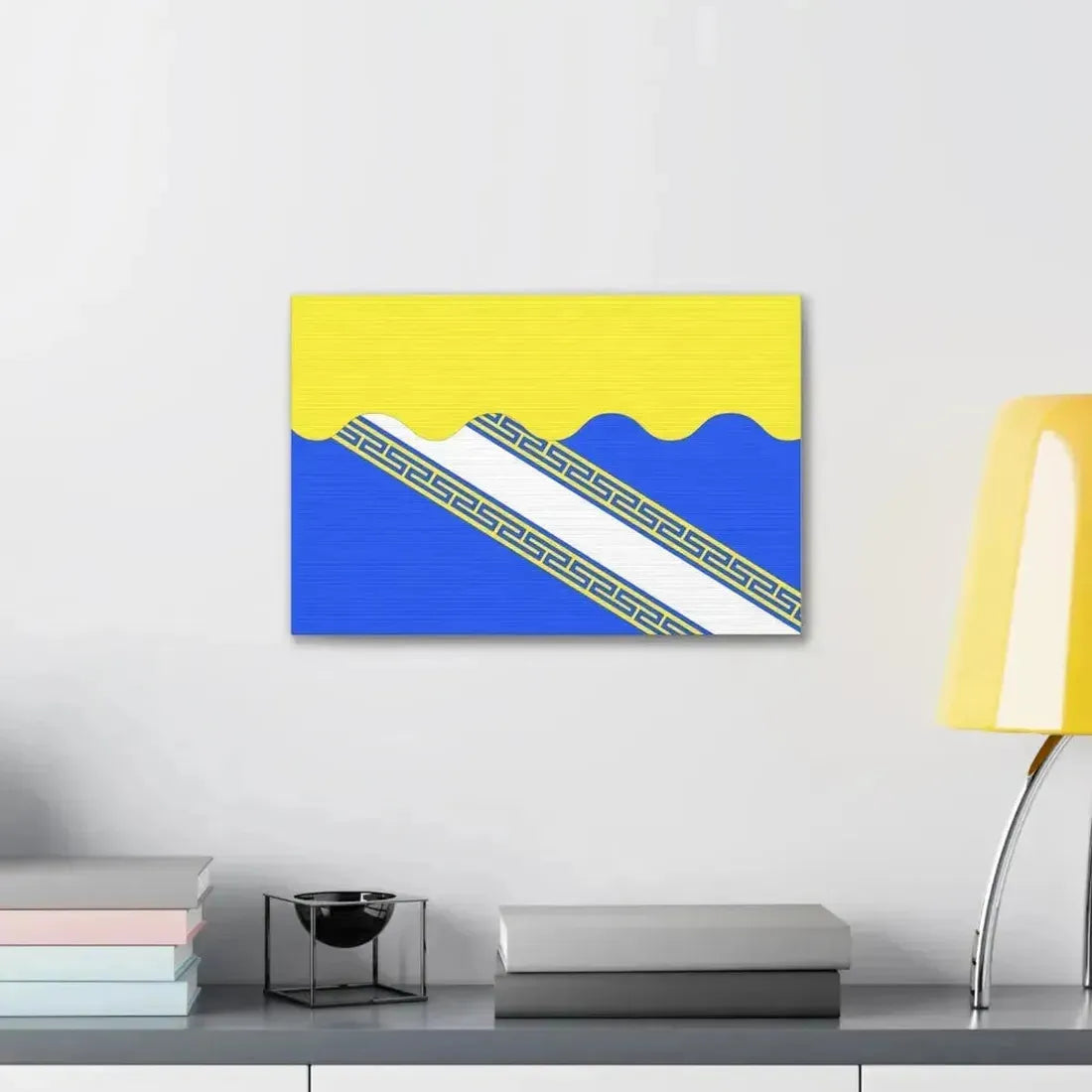 Flag of Aube France 2 - Canvas Wall Art - The Sticker Space