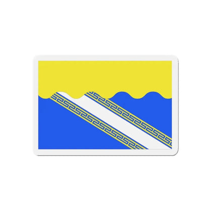 Flag of Aube France 2 - Refrigerator Magnet 5 Inch - The Sticker Space