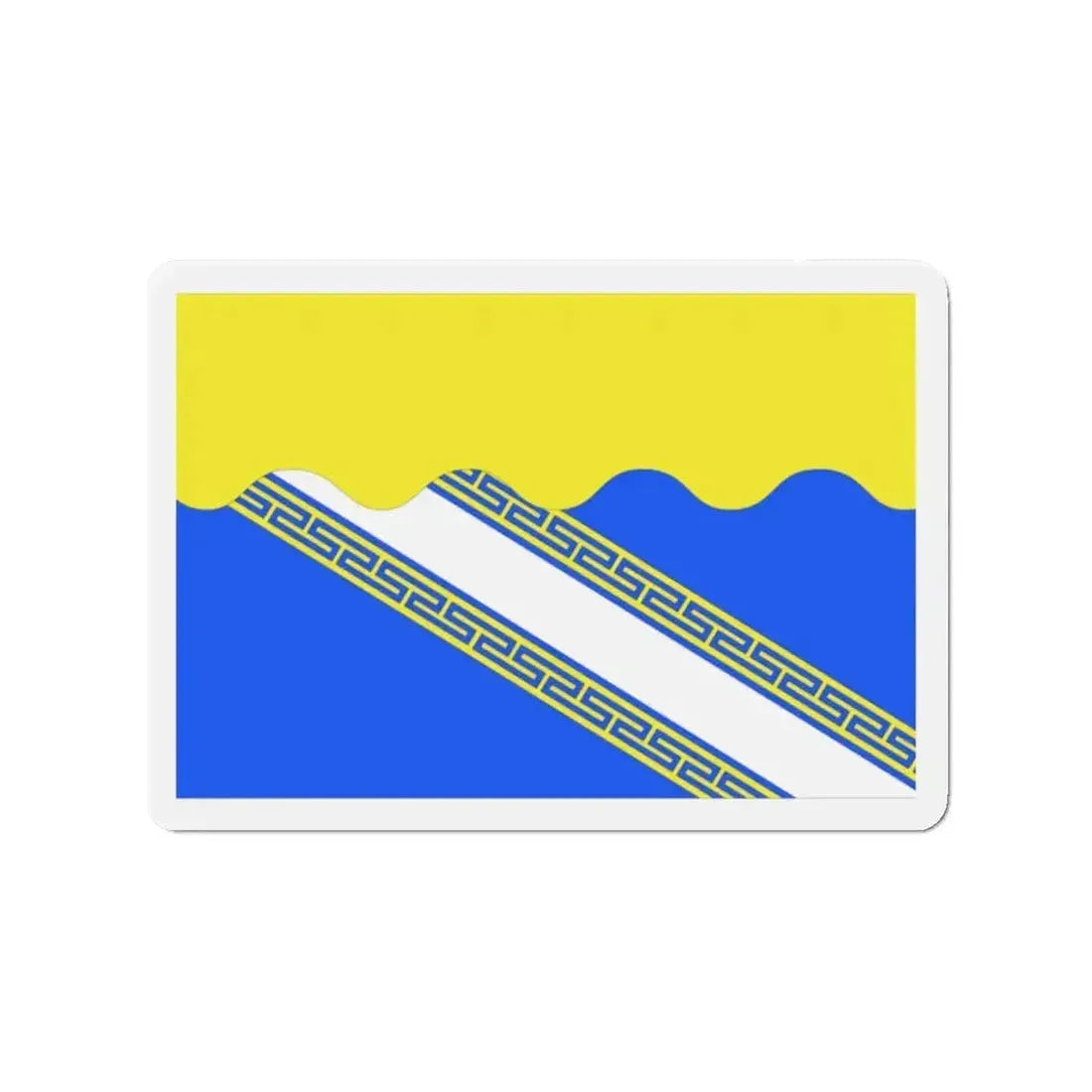 Flag of Aube France 2 - Refrigerator Magnet - The Sticker Space