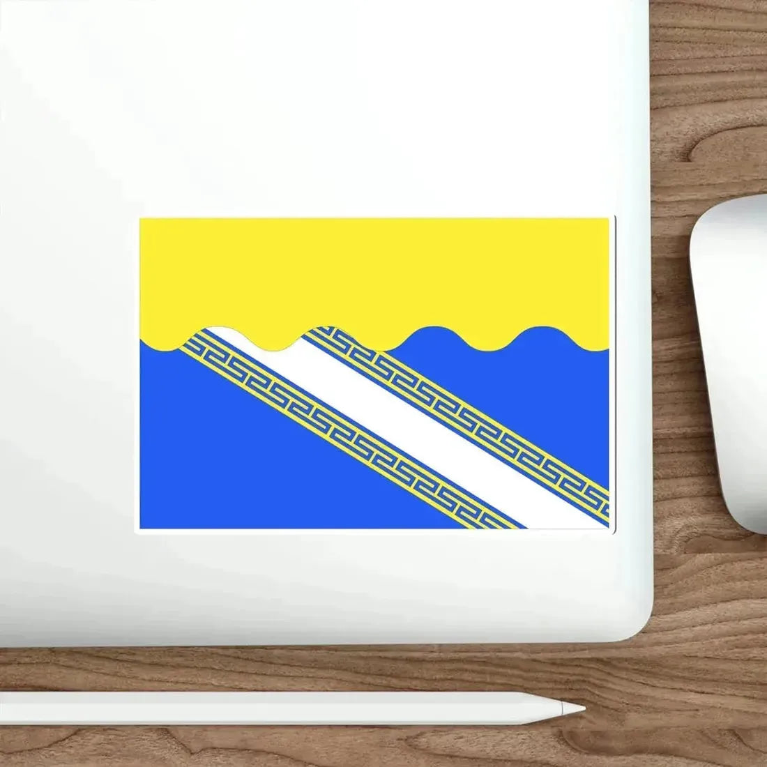 Flag of Aube France 2 STICKER Vinyl Die-Cut Decal - The Sticker Space