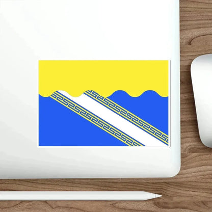 Flag of Aube France 2 STICKER Vinyl Die-Cut Decal - The Sticker Space