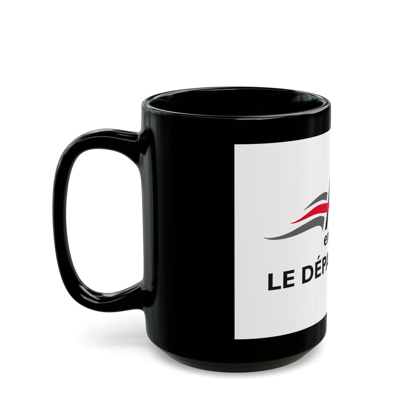 Flag of Aube France - Black Coffee Mug-The Sticker Space