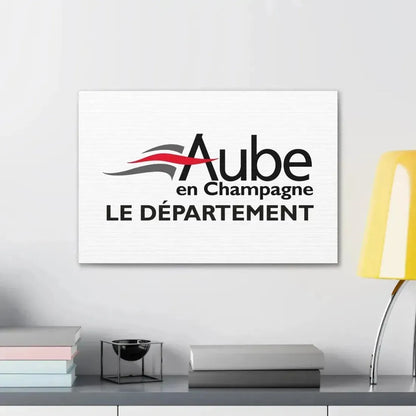 Flag of Aube France - Canvas Wall Art - The Sticker Space