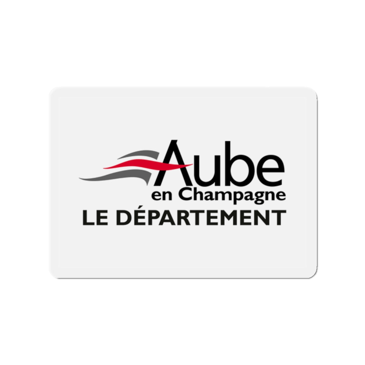 Flag of Aube France - Die-Cut Magnet-2" x 2"-The Sticker Space