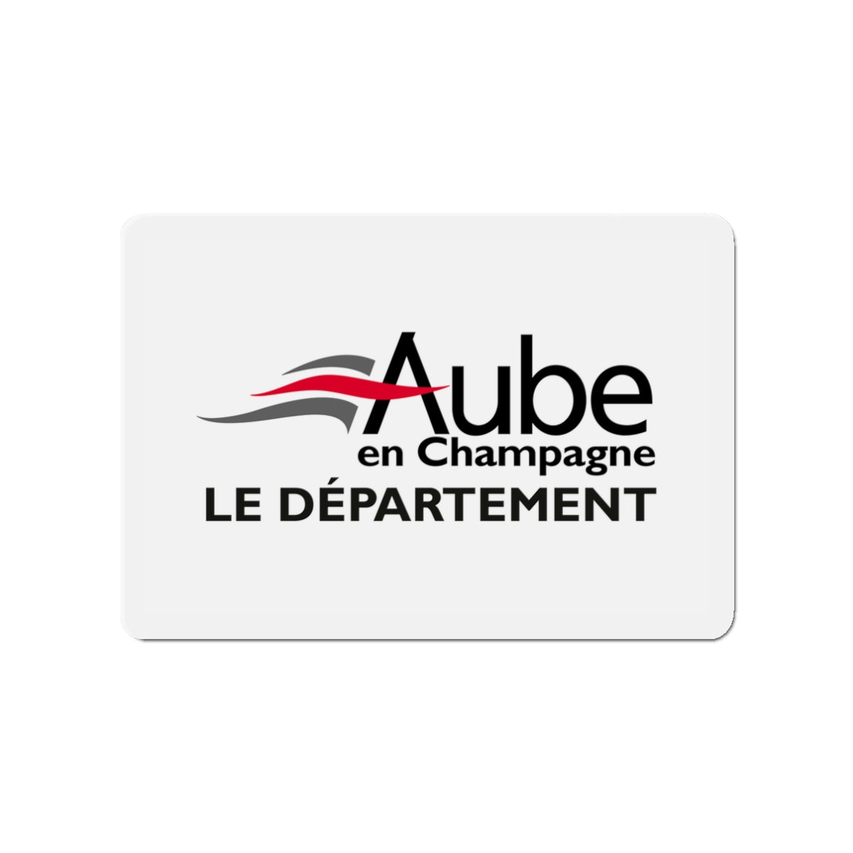 Flag of Aube France - Die-Cut Magnet-3" x 3"-The Sticker Space