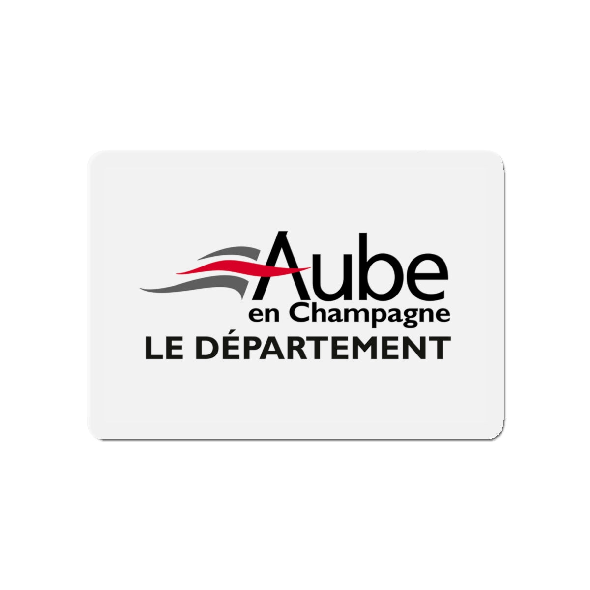 Flag of Aube France - Die-Cut Magnet-4" x 4"-The Sticker Space