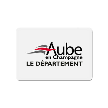 Flag of Aube France - Die-Cut Magnet-4" x 4"-The Sticker Space