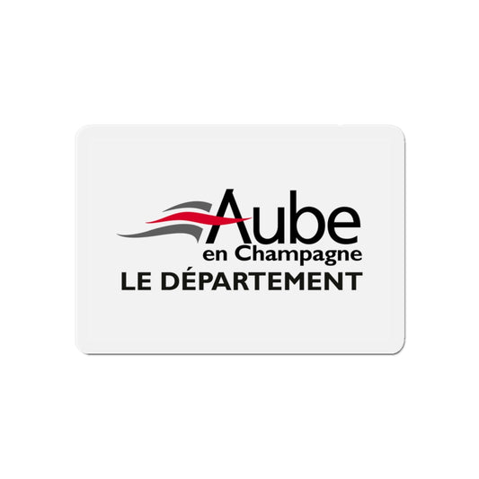 Flag of Aube France - Die-Cut Magnet-6 × 6"-The Sticker Space