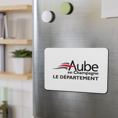 Flag of Aube France - Die-Cut Magnet-The Sticker Space