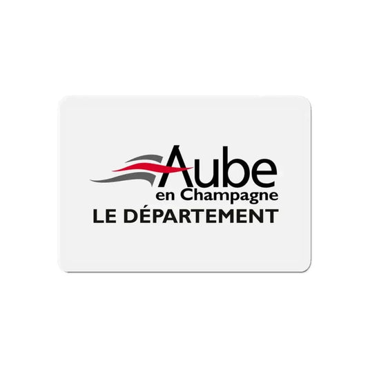 Flag of Aube France - Refrigerator Magnet 6 Inch - The Sticker Space