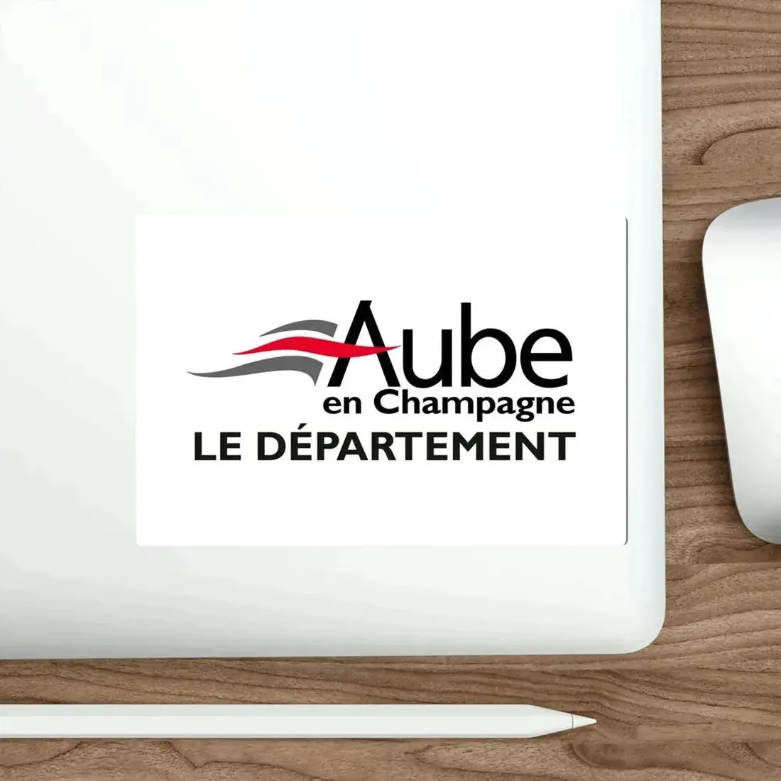 Flag of Aube France STICKER Vinyl Die-Cut Decal - The Sticker Space