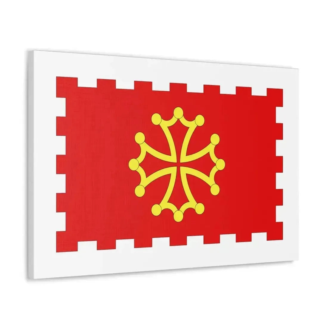 Flag of Aude France 2 - Canvas Wall Art - The Sticker Space