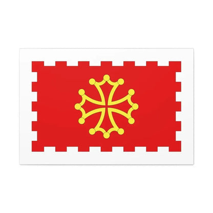 Flag of Aude France 2 - Canvas Wall Art - The Sticker Space