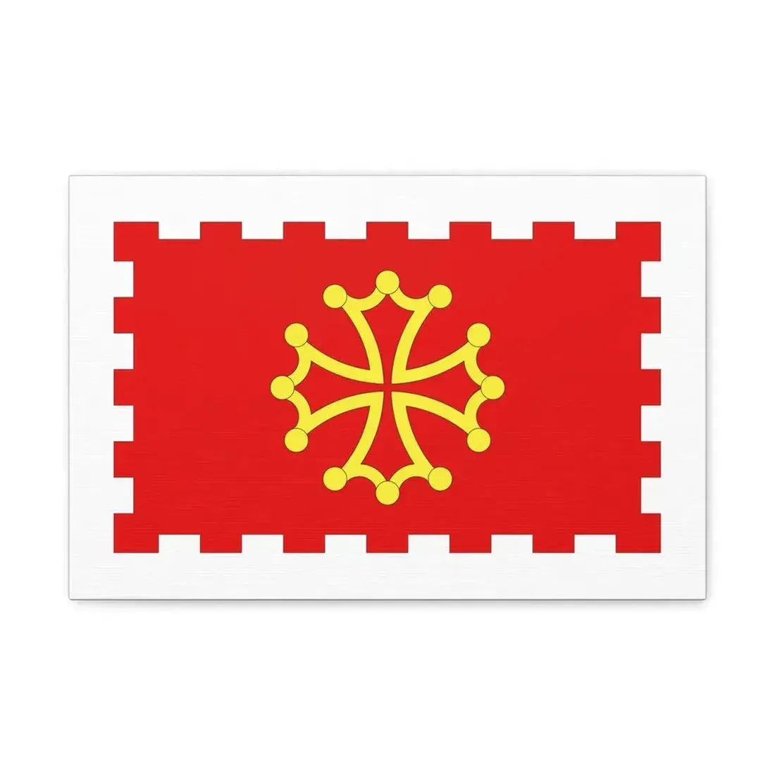 Flag of Aude France 2 - Canvas Wall Art - The Sticker Space