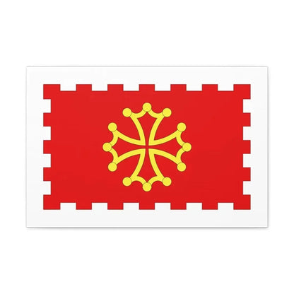 Flag of Aude France 2 - Canvas Wall Art - The Sticker Space
