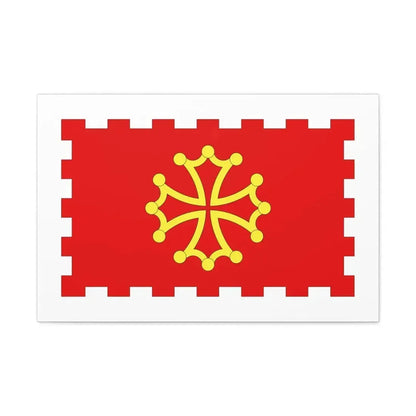 Flag of Aude France 2 - Canvas Wall Art - The Sticker Space