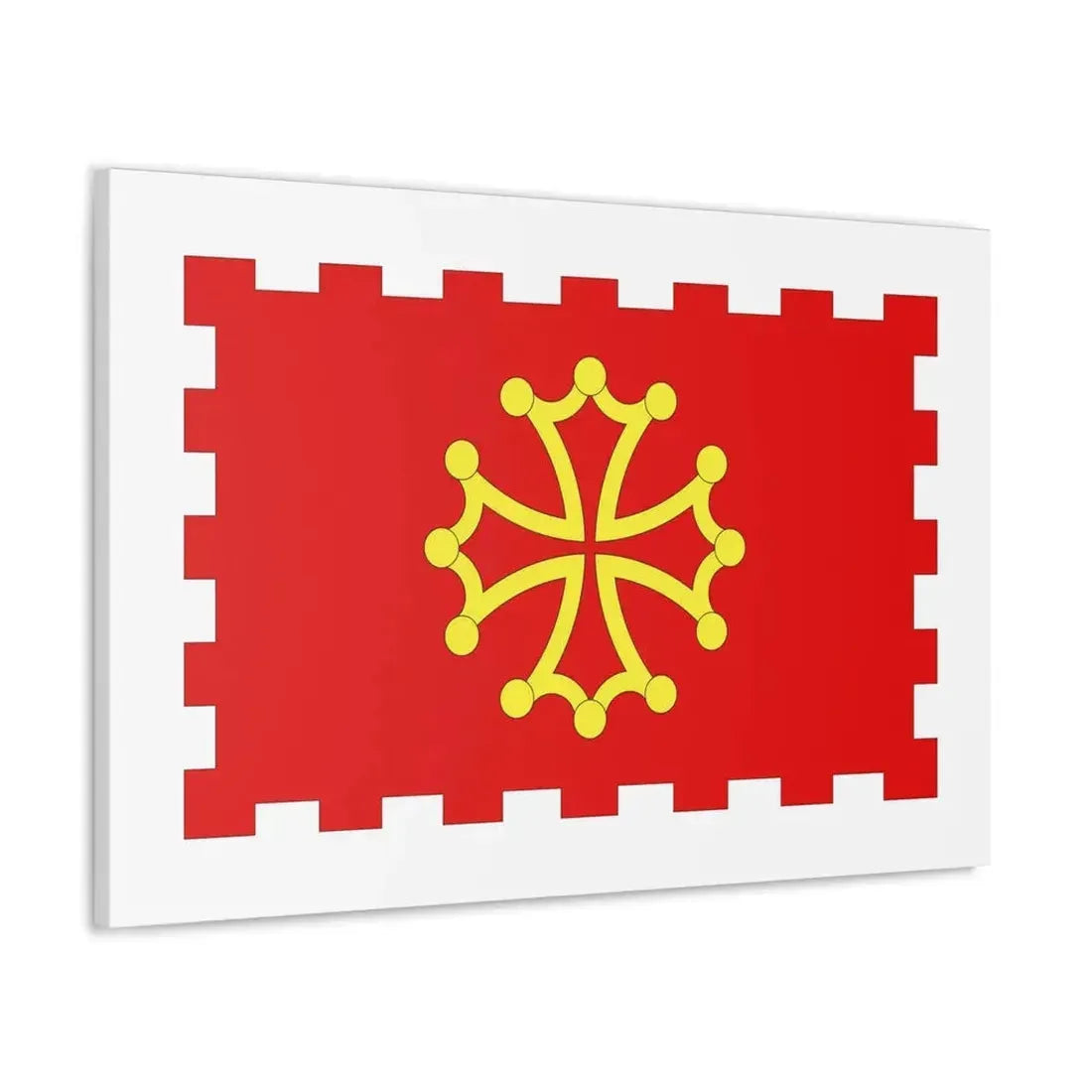 Flag of Aude France 2 - Canvas Wall Art - The Sticker Space