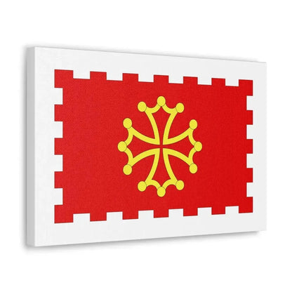 Flag of Aude France 2 - Canvas Wall Art - The Sticker Space