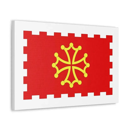 Flag of Aude France 2 - Canvas Wall Art - The Sticker Space