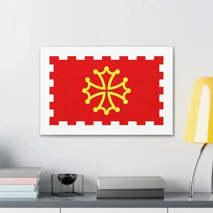 Flag of Aude France 2 - Canvas Wall Art - The Sticker Space
